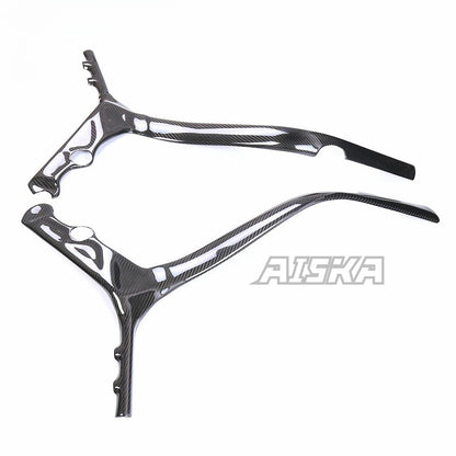 AISKA Motorcycle 3K Dry Carbon Fiber Side Plate Cover Panel Protector Guards Frame Covers for Honda CB650R CBR650R 2019+