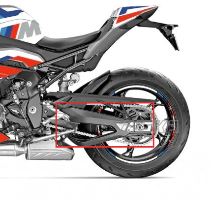 AISKA 100% 3K Dry Carbon Fiber Swing Arm Covers Motorcycle Carbon Fiber Swingarm Covers for BMW S1000RR S1000R M1000RR 2019-2024