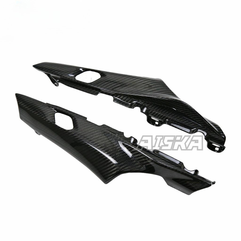 AISKA Real Carbon Fiber Motorcycle Rear Seat Cowl Guard Tail Seat Side Panels Fairing for Yamaha MT09 FZ09 2021-2023