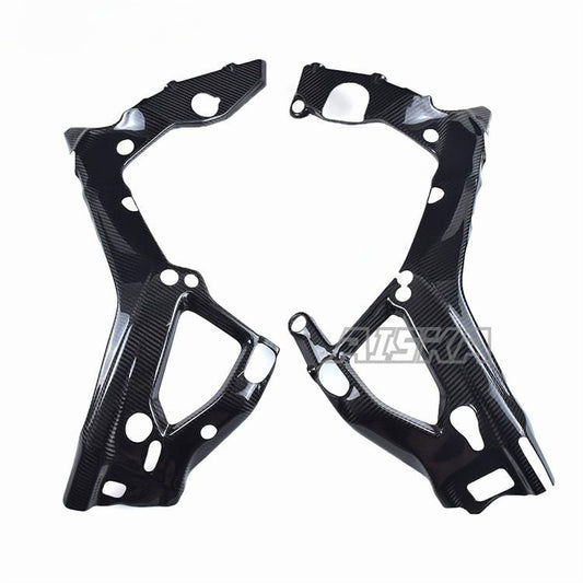 AISKA Twill Weave Glossy 3K 3*3 Motorcycle Carbon Fiber Fairing Guard Protector Frame Cover for BMW S1000RR 2019-2022 M1000RR