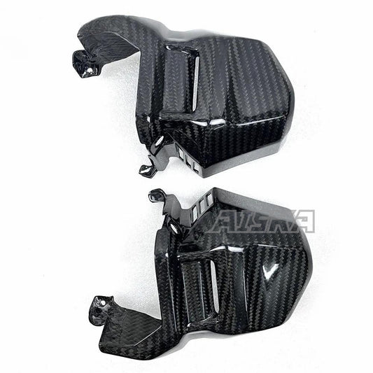 AISKA Motorcycle 3K Dry Carbon Fiber Engine Cover Clutch Cover Small Frame Cover Side Panels for Honda CB650R CBR650R 2019+