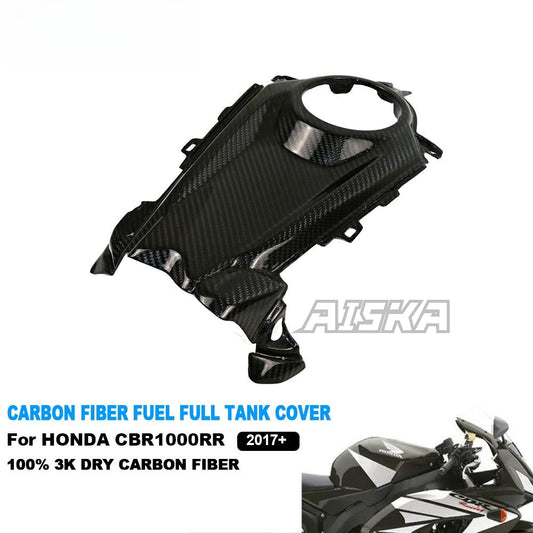 AISKA 100% 3K Full Dry Carbon Fiber Motorcycle Front Top Fuel Tank Airbox Cover for Honda CBR1000RR 2017-2024