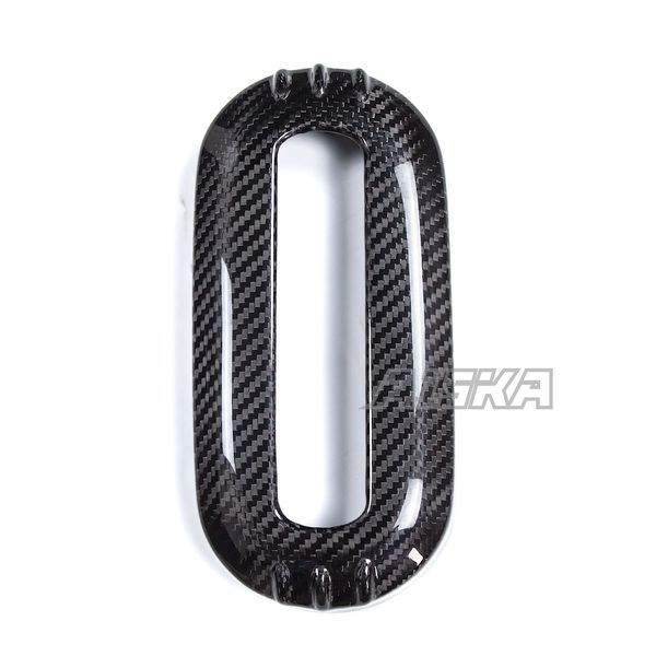 AISKA Dry Carbon Fiber Motorcycle Headlight Grill Fairing Guard Head Light Cover for Harley Davidson Sportster S 1250 2021-2024