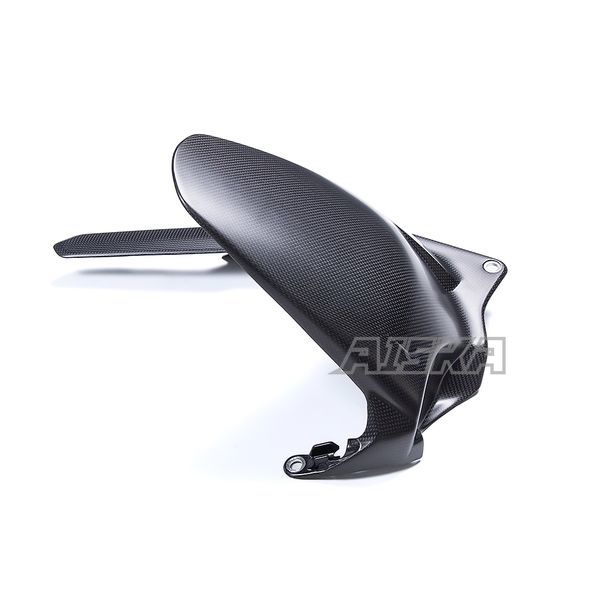 AISKA New Arrival 100% 3K Dry Carbon Fiber Motorcycle Rear Fender Hugger Mudguard for DUCATI Panigale V4 V4S 2025