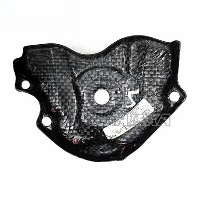 AISKA 3K Dry Carbon Fiber Motorcycle Accessories Front Sprocket Cover Guard for Kawasaki Ninja ZX10R ZX-10R 2016-2020