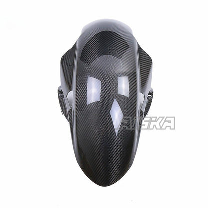 AISKA 3K Dry Carbon Fiber Motorcycle Accessories Front Fender for Suzuki GSX1300R Hayabusa 2021-2025
