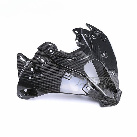 AISKA 3K Pure Dry Carbon Fiber Motorcycle Front Headlight Nose Cowl Air Intake Cover for BMW M1000RR 2023-2024