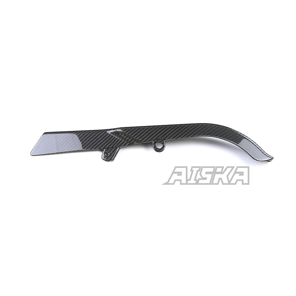 AISKA Carbon Real 3K Dry Carbon Fiber Motorcycle Chain Guard Cover for Harley Davidson Low Rider S ST 2022-2025