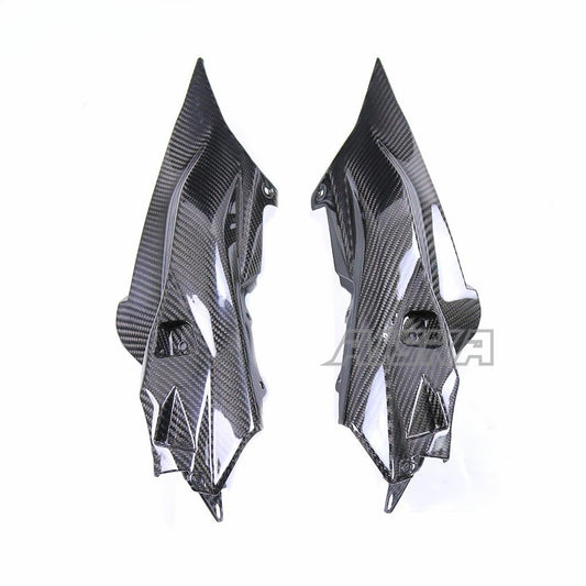 AISKA R7 Carbon Fiber Side Fairings Motorcycle Carbon Fibre Lower Tail Seat Side Panel Fairings for Yamaha R7 2022 2023 2024