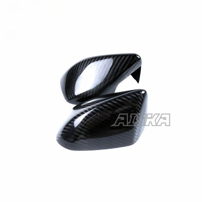 AISKA Carbon Fiber Motorcycle Modified Accessories Rear View Mirror Cover for Aprilia RS660 2021+