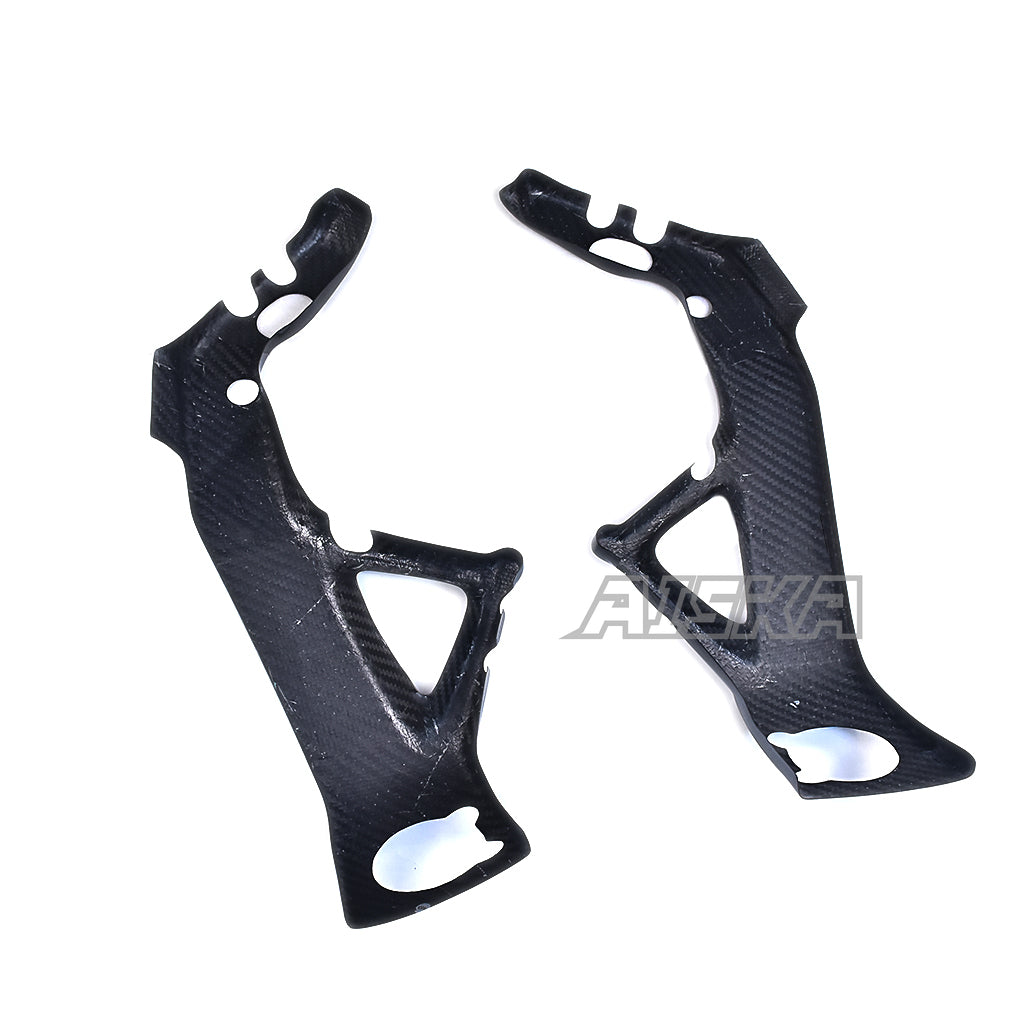 AISKA 3K 3*3 Carbon Fiber Motorcycle Accessories Frame Covers Protectors for Aprilia RSV4 Tuono V4 2009-2024