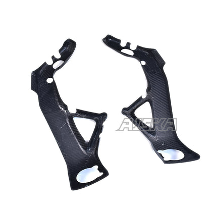 AISKA 3K 3*3 Carbon Fiber Motorcycle Accessories Frame Covers Protectors for Aprilia RSV4 Tuono V4 2009-2024