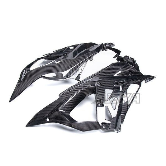 AISKA 3K Dry Carbon Fiber Side Panel Fairings Big Motorcycle Accessories for Kawasaki Ninja ZX-6R 2024 2025