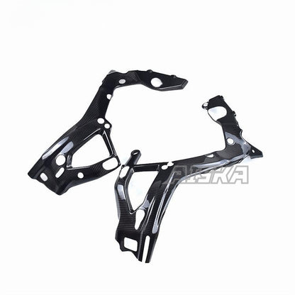 AISKA Twill Weave Glossy 3K 3*3 Motorcycle Carbon Fiber Fairing Guard Protector Frame Cover for BMW S1000RR 2019-2022 M1000RR
