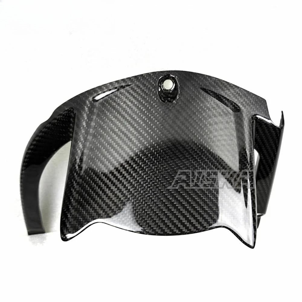 AISKA 3K Dry Carbon Fiber Motorcycle Accessories Rear Wheel Fender Hugger Mudguard for Kawasaki Ninja ZX10R ZX-10R 2016-2020