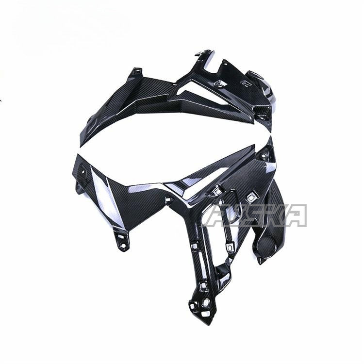 AISKA 100% 3K Full Carbon Fiber Twill Weave Motorcycle Side Panels Spoiler Fairings for BMW S1000R M1000R 2021-2025