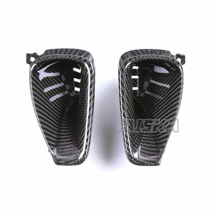 AISKA 100% 3K Dry Carbon Fiber Motorcycle Fairings Front Air Intake Covers for Yamaha MT09 FZ09 2021-2023