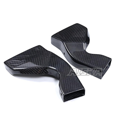 AISKA 100% 3K Full Dry Carbon Fiber Motorcycle Brake Disk Caliper Cooler Air Duct for Suzuki GSX1300R Hayabusa Gen3 2021-2025