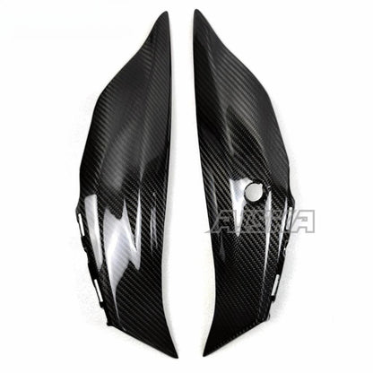 AISKA 3K Dry Carbon Fiber Motorcycle Accessories Rear Tail Seat Side Panel Cover Fairings for Kawasaki ZX10R ZX-10R 2016-2020