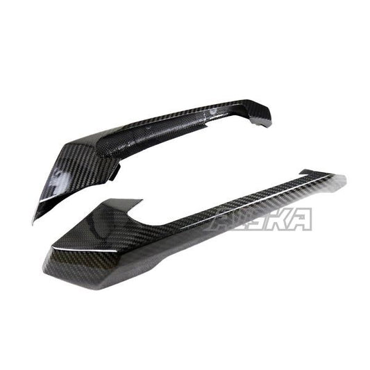 AISKA 3K Full Dry Carbon Fiber Motorcycle Accessories Passenger Rear Seat Bar Cover for Honda XADV 750 2017 2018 2019