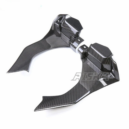 AISKA 100% Full 3K Dry Carbon Fiber Motorcycle Dash Air Intake Ram Cover Fairing for Yamaha YZF R1 R1S 2015-2019