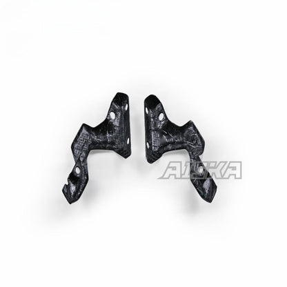 AISKA Motorcycle Carbon Fiber Front Headlight Bracket Fairing Cowls for Yamaha MT07 FZ07 2018-2022