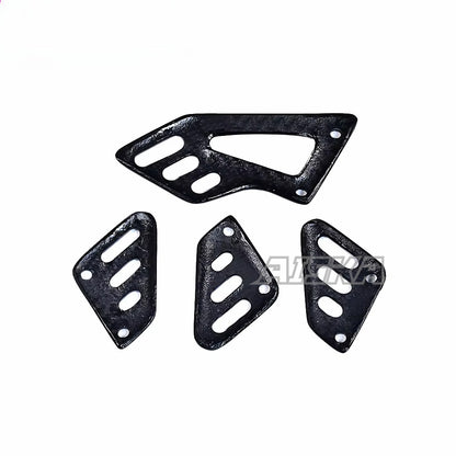 AISKA 100% 3K Pure All Dry Carbon Fiber Motorcycle Body Accessories Heel Guard Plates Fairing for Aprilia RSV4 Tuono V4 2021+