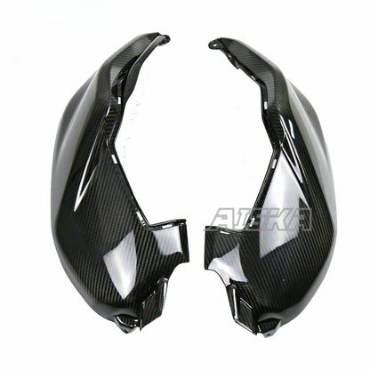 AISKA 3K Carbon Fiber Motorcycle Accessories Fuel Gas Tank Side Panels Covers for Yamaha MT07 FZ07 2018-2022