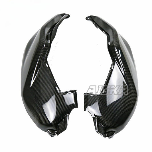 AISKA 3K Carbon Fiber Motorcycle Accessories Fuel Gas Tank Side Panels Covers for Yamaha MT07 FZ07 2018-2022