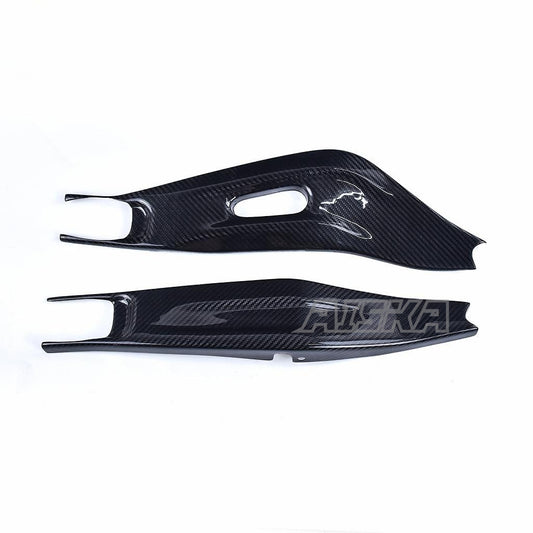AISKA 100% Real Carbon Fiber Motorcycle Swingarm Cover Swing Arm Guard Protection for Yamaha MT07 FZ07 MT-07 FZ-07 2014-2017
