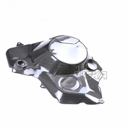 AISKA 2015-2024 Full 3K Dry Carbon Fiber Motorcycle Engine Cover Fairing for Kawasaki Ninja H2 H2R