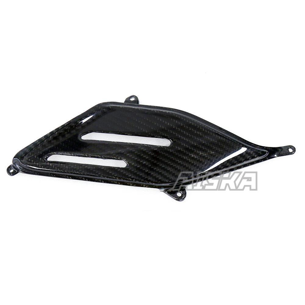 AISKA Carbon Fiber Motorcycle Accessories For Ducati Panigale V4 V4S V4R 2018-2021  Side Cushion of Abdominal Plate