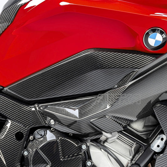 AISKA Wholesale 3K Real Dry Carbon Fiber Fairings Motorcycle Fuel GasTank Side Panels for BMW S1000XR 2020 2021 2022 2023 2024