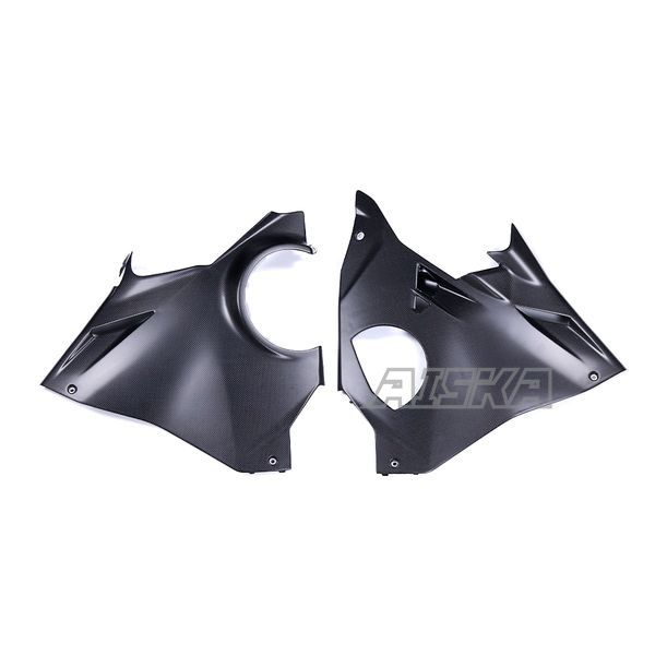 AISKA New Arrival 100% 3K Full Dry Carbon Fiber Motorcycle Front Large Side Panel Fairings for Ducati Panigale V4 V4S 2025