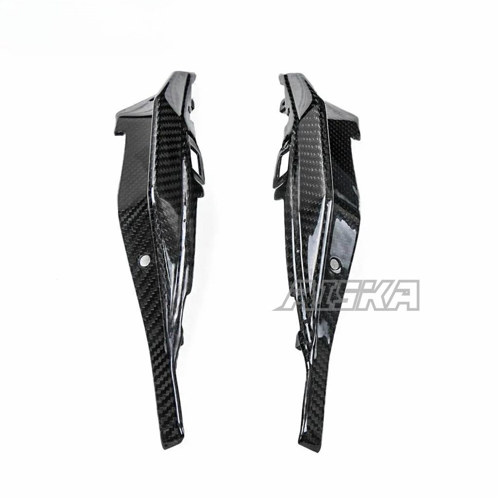 AISKA Real 3K Dry Carbon Fiber Motorcycle Fairing Rear Tail Seat Side Panel Cover for Kawasaki Ninja ZX-25R 2020-2024