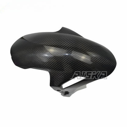 AISKA 3K Pure Carbon Fiber Motorcycle Front Fender Hugger Mudguard for BMW S1000RR 2019-2025