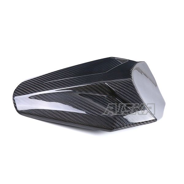 AISKA 3K Dry Carbon Fiber Motorcycle Passenger Rear Tail Seat Cowl Cover Fairing for Kawasaki Ninja ZX-4R ZX-4RR 2020+