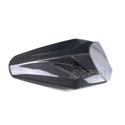 AISKA 3K Dry Carbon Fiber Motorcycle Passenger Rear Tail Seat Cowl Cover Fairing for Kawasaki Ninja ZX-4R ZX-4RR 2020+