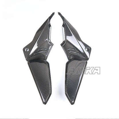 AISKA 3K Dry Carbon Fiber Motorcycle Body Fairing Cover Rear Seat Side Panels for Honda CB650R 2019+