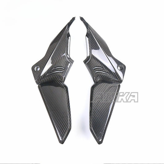 AISKA 3K Dry Carbon Fiber Motorcycle Body Fairing Cover Rear Seat Side Panels for Honda CB650R 2019+