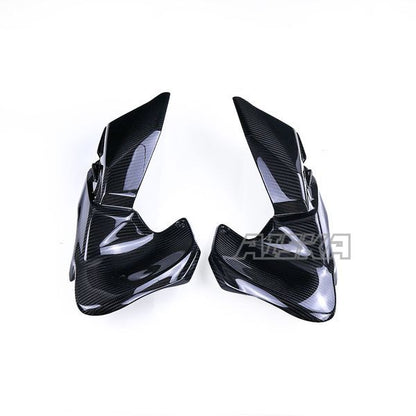 AISKA 3K Dry Carbon Fiber Motorcycle Accessories Fuel Tank Side Panels Cover Fairing Cowl for Kawasaki Z900 2020-2024 2023