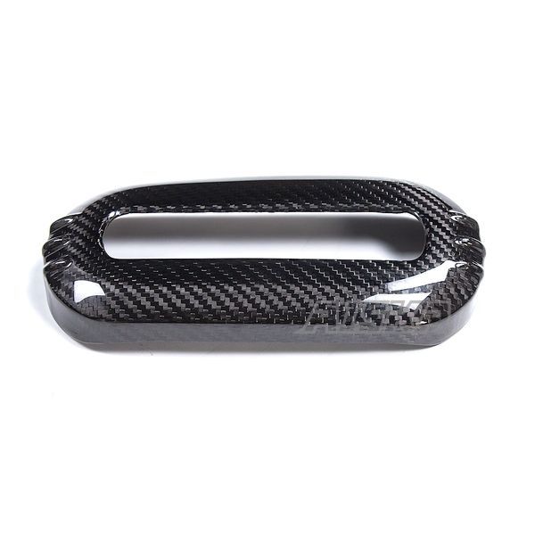 AISKA Dry Carbon Fiber Motorcycle Headlight Grill Fairing Guard Head Light Cover for Harley Davidson Sportster S 1250 2021-2024