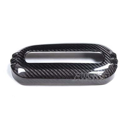 AISKA Dry Carbon Fiber Motorcycle Headlight Grill Fairing Guard Head Light Cover for Harley Davidson Sportster S 1250 2021-2024