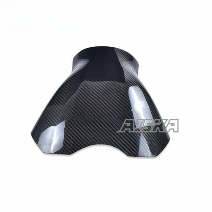 AISKA R6 Carbon Fiber Tank Cover Motorcycle Carbon Fibre Fuel Gas Tank Cover Protector Guard Fairing for Yamaha R6 2017-2024