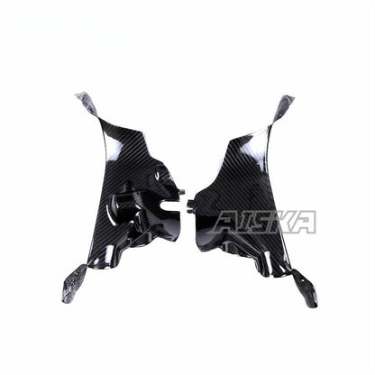 AISKA 3K 3*3 Carbon Fiber Motorcycle Modified Side Fairing Front Lining for  Ducati Panigale  V4 V4S V4R 2018-2024