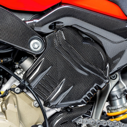 AISKA Ducati Streetfighter V4 V4S 2020-2024 Carbon Fiber Engine Cover