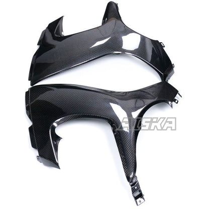 AISKA 100% 3K Dry Carbon Fiber Motorcycle Left Right Big Side Panels Fairings for Suzuki GSX1300 R Hayabusa 2008-2020