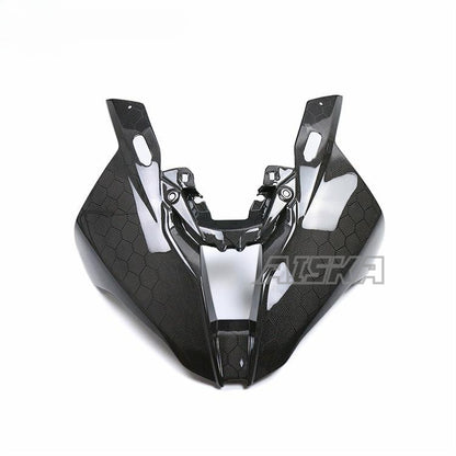 AISKA 100% 3K Dry Carbon Fiber Motorcycle Headlight Nose Cowl Front Fairing for BMW S1000RR M1000R HP4 2019-2024