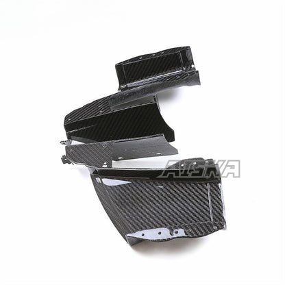 AISKA 100% 3K Full Dry Carbon Motorcycle Front Carbon Fiber Air Intake Fairing for BMW S1000RR 2019-2022