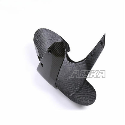 AISKA Wholesale 3K 3*3 Real Dry Carbon Fiber Motorcycle Mudguard Splash Fairing Guard Front Fender for BMW S1000XR 2020-2024